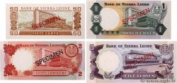 50 Cents à 5 Leones Spécimen SIERRA LEONE  1979 P.CS2 UNC