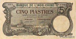 5 Piastres INDOCHINE FRANÇAISE Haïphong 1920 P.019
