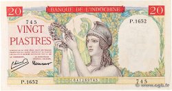 20 Piastres FRENCH INDOCHINA  1949 P.081a XF
