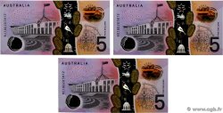 5 Dollars Lot AUSTRALIA  2018 P.62 UNC
