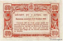 50 Cents FRENCH INDOCHINA  1919 P.046 XF