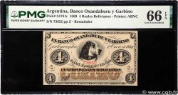 4 Reales Bolivianos Non émis ARGENTINA  1869 PS.1781r
