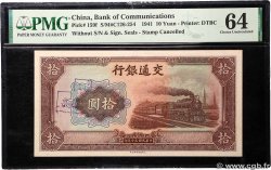 10 Yüan Annulé CHINA  1941 P.0159f