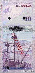 10 Dollars Spécimen BERMUDES  2009 P.59as NEUF