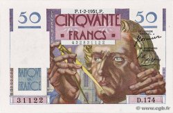 50 Francs LE VERRIER FRANCIA  1951 F.20.17