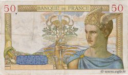 50 Francs CÉRÈS FRANCIA  1937 F.17.40 RC