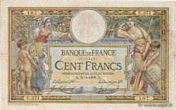 100 Francs LUC OLIVIER MERSON avec LOM FRANCIA  1908 F.22.01