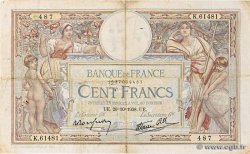 100 Francs LUC OLIVIER MERSON type modifié FRANCIA  1938 F.25.32