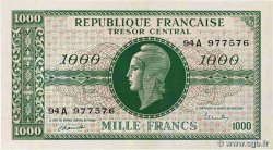 1000 Francs MARIANNE BANQUE D&nbsp;ANGLETERRE FRANCIA  1945 VF.12.01