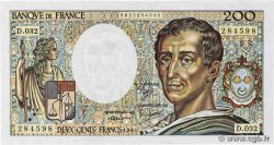200 Francs MONTESQUIEU FRANCIA  1985 F.70.05