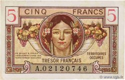 5 Francs TRÉSOR FRANÇAIS FRANCIA  1947 VF.29.01