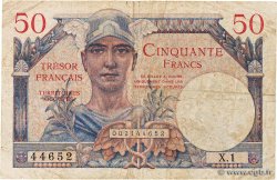 50 Francs TRÉSOR FRANÇAIS FRANCIA  1947 VF.31.01