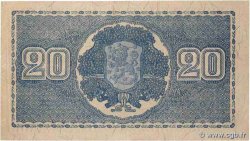 20 Markkaa FINLANDE  1945 P.086 TTB+
