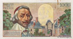 1000 Francs RICHELIEU FRANKREICH  1955 F.42.11 fVZ