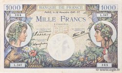 1000 Francs COMMERCE ET INDUSTRIE FRANCIA  1940 F.39.02