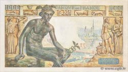 1000 Francs DÉESSE DÉMÉTER FRANKREICH  1943 F.40.17 fST+