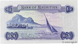 5 Rupees Petit numéro ÎLE MAURICE  1967 P.30a pr.NEUF