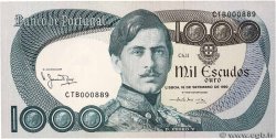 1000 Escudos Petit numéro PORTUGAL  1980 P.175b SPL