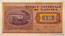 10 Francs KATANGA  1960 P.05a MB