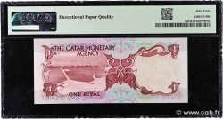 1 Riyal QATAR  1973 P.01a q.FDC