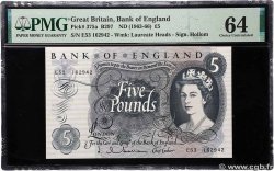 5 Pounds ENGLAND  1963 P.375a