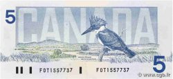 5 Dollars CANADá  1986 P.095b SC+