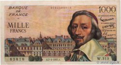 1000 Francs RICHELIEU FRANCE  1957 F.42.25