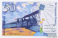 50 Francs SAINT-EXUPÉRY FRANCIA  1993 F.72.02 EBC