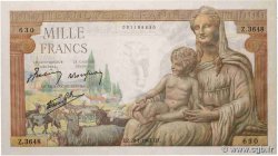 1000 Francs DÉESSE DÉMÉTER FRANCE  1943 F.40.17 pr.NEUF