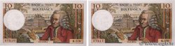 10 Francs VOLTAIRE Consécutifs FRANCE  1970 F.62.43 pr.NEUF