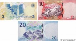 5, 10 et 20 Maloti Lot LESOTHO  1989 P.10a, P.26 et P.27 AU+