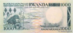 1000 Francs RUANDA  1988 P.21a q.FDC