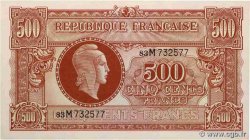 500 Francs MARIANNE fabrication anglaise FRANCE  1945 VF.11.02 NEUF