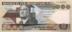 5000 Escudos PORTUGAL  1983 P.182c
