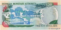 20 Dollars Petit numéro BERMUDA  2000 P.53 FDC