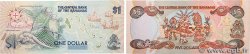 1 et 5 Dollars Lot BAHAMAS  1992 P.50a et P.63b ST