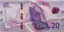20 Patacas MACAU  2020 P.091