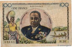 100 Francs Félix Éboué IE AFRIQUE ÉQUATORIALE FRANÇAISE  1957 A.141a