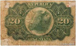 20 Centavos ARGENTINA  1891 P.211b F