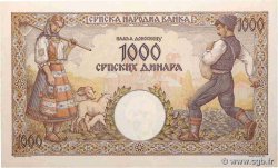 1000 Dinara SERBIE  1942 P.32a SUP