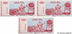 10000000000 Dinara Lot BOSNIA-HERZEGOVINA  1993 P.159s SC+