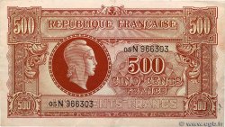 500 Francs MARIANNE fabrication anglaise FRANCE  1945 VF.11.03 TTB