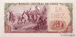 10 Escudos CHILE  1970 P.142 SC