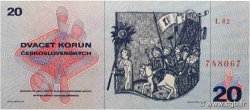 20 Korun TCHÉCOSLOVAQUIE  1970 P.092 TTB+