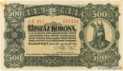 500 Korona HONGRIE  1923 P.074a