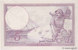 5 Francs FEMME CASQUÉE FRANCE  1918 F.03.02 UNC
