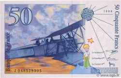 50 Francs SAINT-EXUPÉRY modifié FRANCE  1999 F.73.05 NEUF