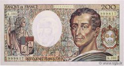 200 Francs MONTESQUIEU alphabet 101 FRANKREICH  1992 F.70bis.01
