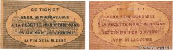 5 et 10 Centimes Lot FRANCE régionalisme et divers Toulouse 1914 JP.31-177 et JP.31-178 TTB+
