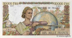 10000 Francs GÉNIE FRANÇAIS FRANCE  1955 F.50.74 XF+